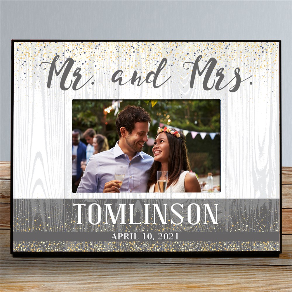 Personalized Wedding Confetti Frame GiftsForYouNow