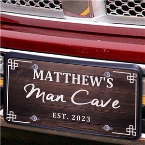 Personalized Man Cave License Plate 4128253