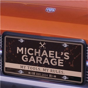 Personalized My Tools My Rules License Plate 4128323