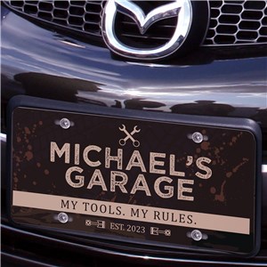 Personalized My Tools My Rules License Plate 4128323