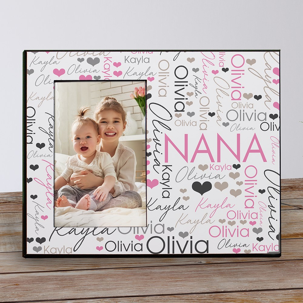 Personalized Printed Title Word-Art Frame