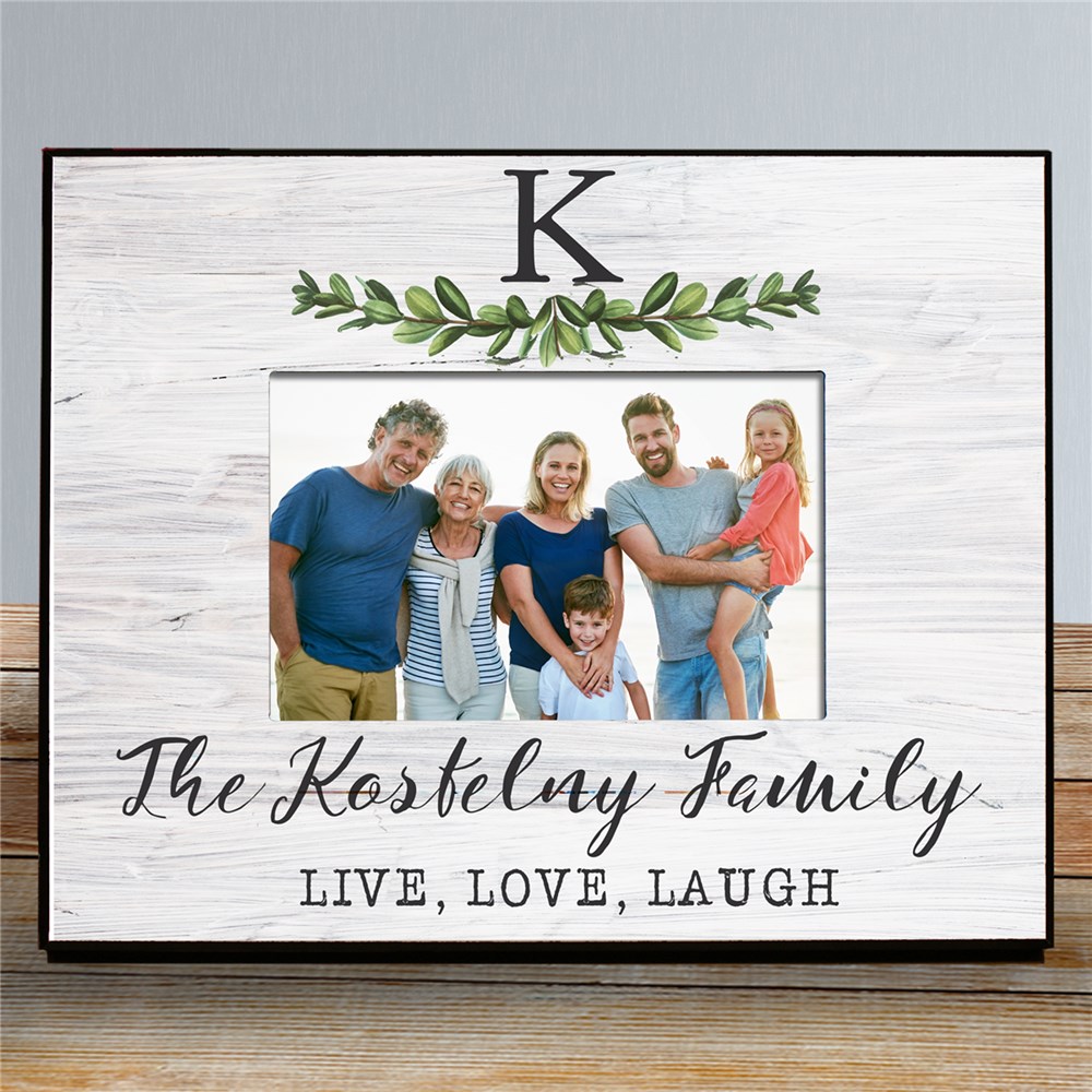 Personalized Picture Frames | Grey Wood Picture Frame