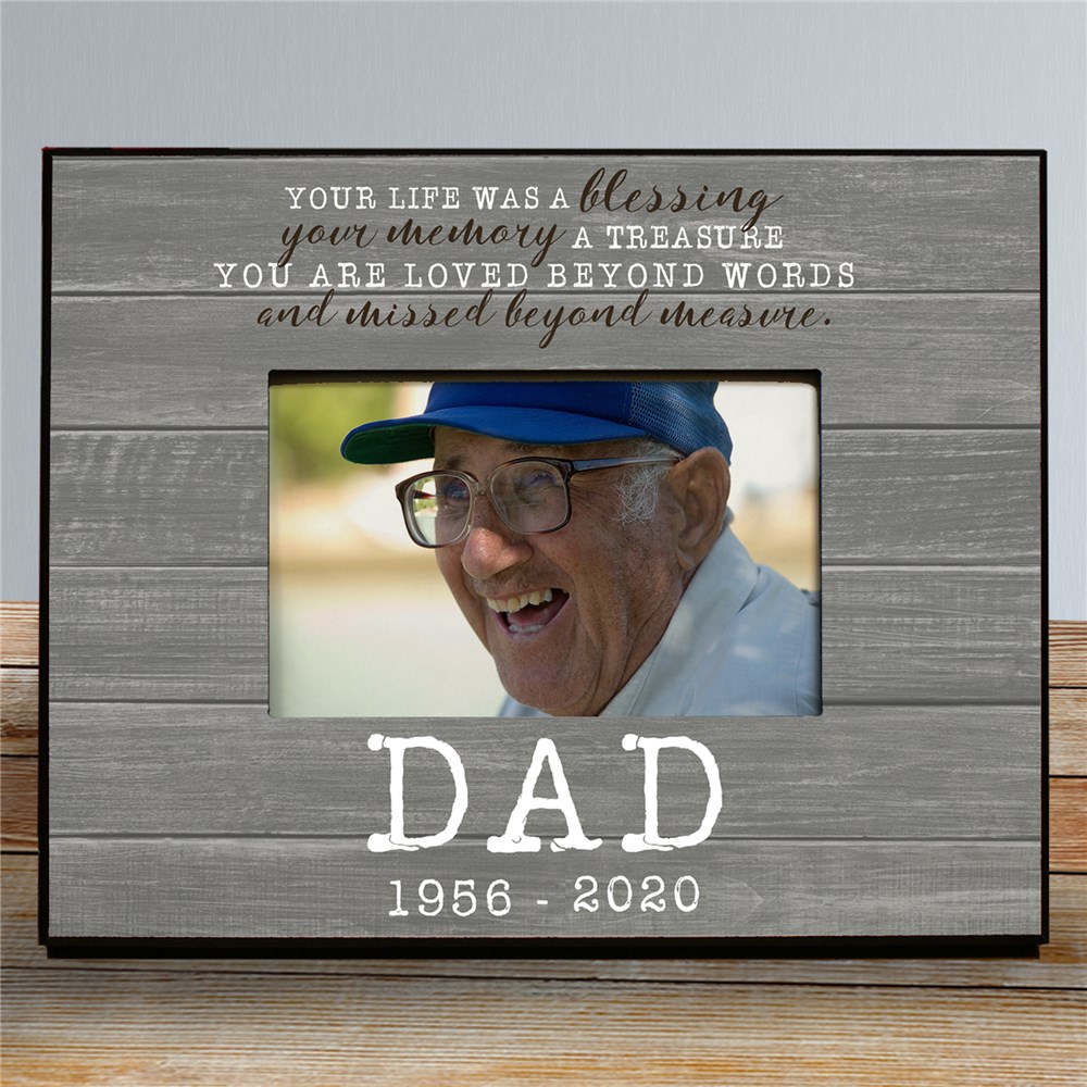 memorial picture frames personalized