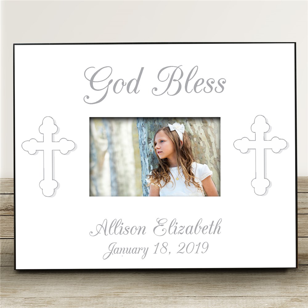 God Bless... Personalized Baptism Frame GiftsForYouNow