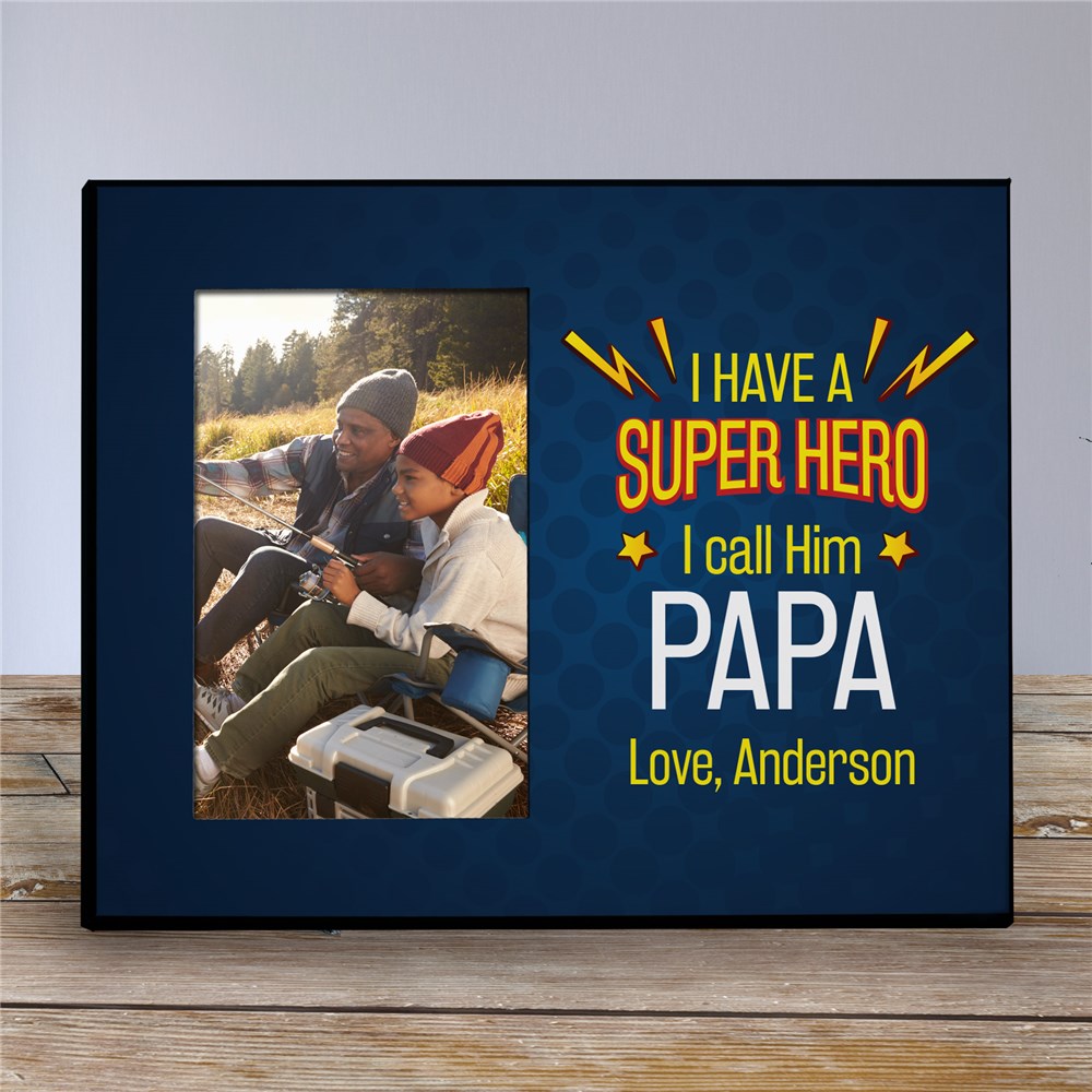 Personalized Superhero Frame for Dad