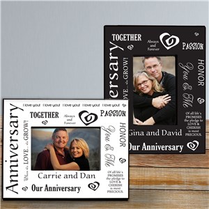 Our Anniversary Printed Frame | Personalized Picture Frames