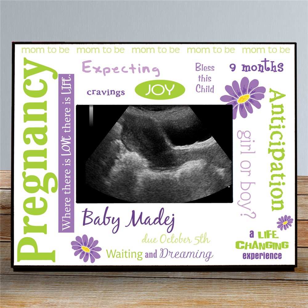 Personalized Pregnancy Picture Frame GiftsForYouNow