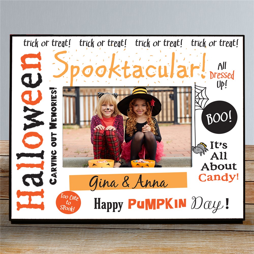 Custom Printed Halloween Picture Frame GiftsForYouNow