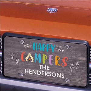 Personalized Happy Campers License Plate 4196723