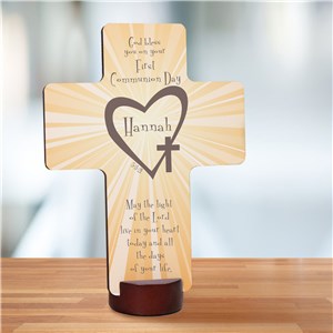 Unique First Communion Wall Cross
