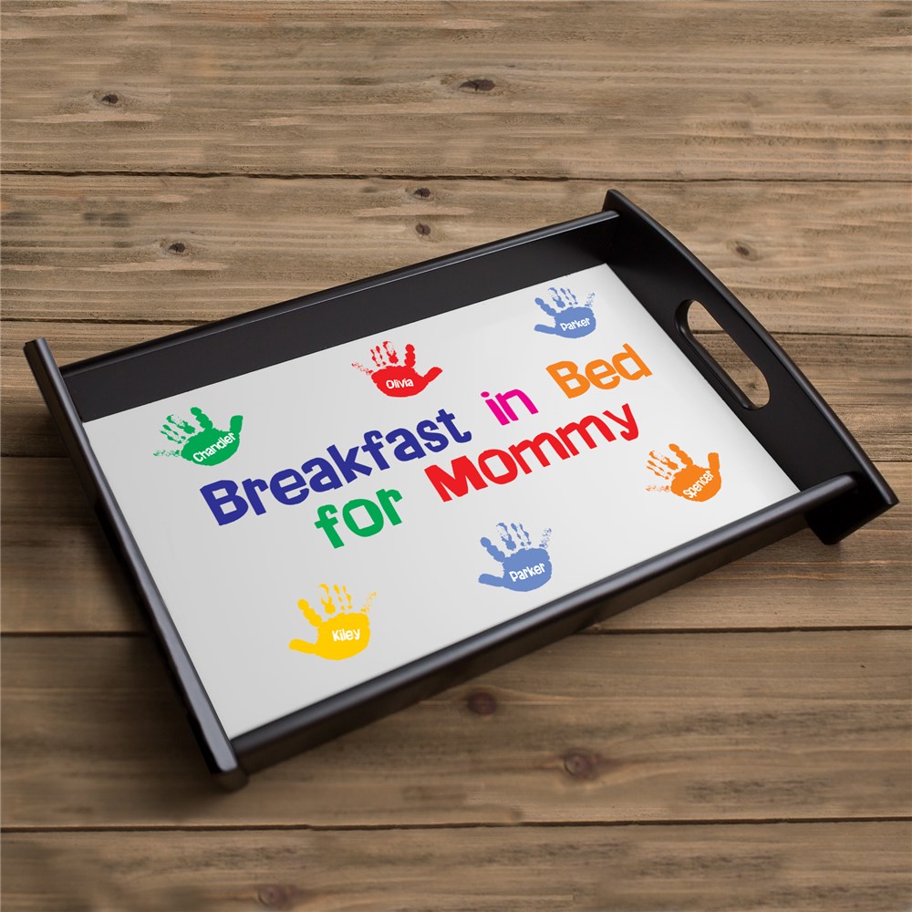 Personalized Breakfast In Bed Serving Tray GiftsForYouNow