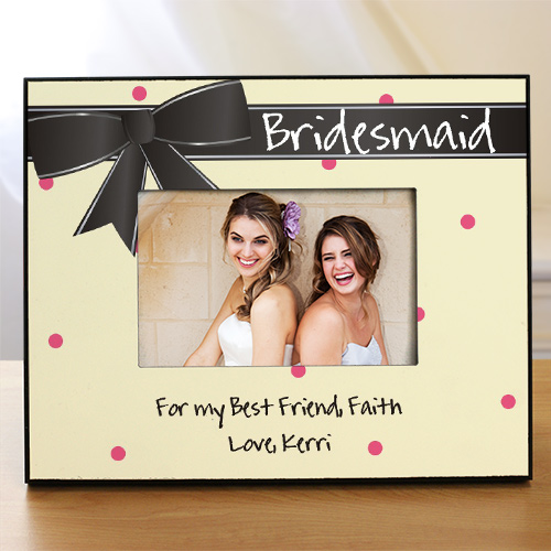 Bridesmaid Printed Picture Frame GiftsForYouNow