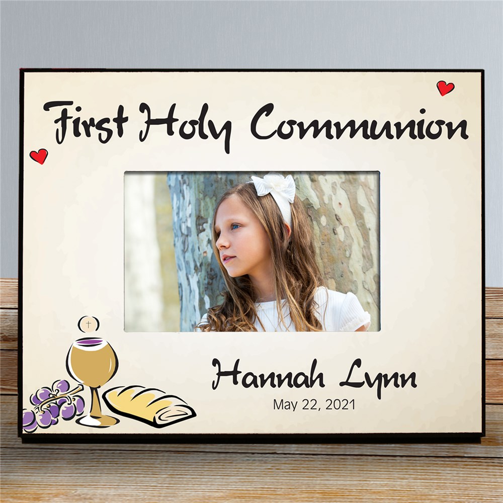 First Holy Communion Personalized Frame GiftsForYouNow