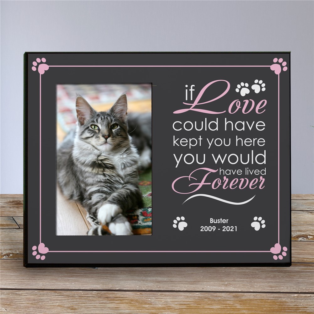 Personalized Pet Remembrance FramePet Memorial Picture Frame