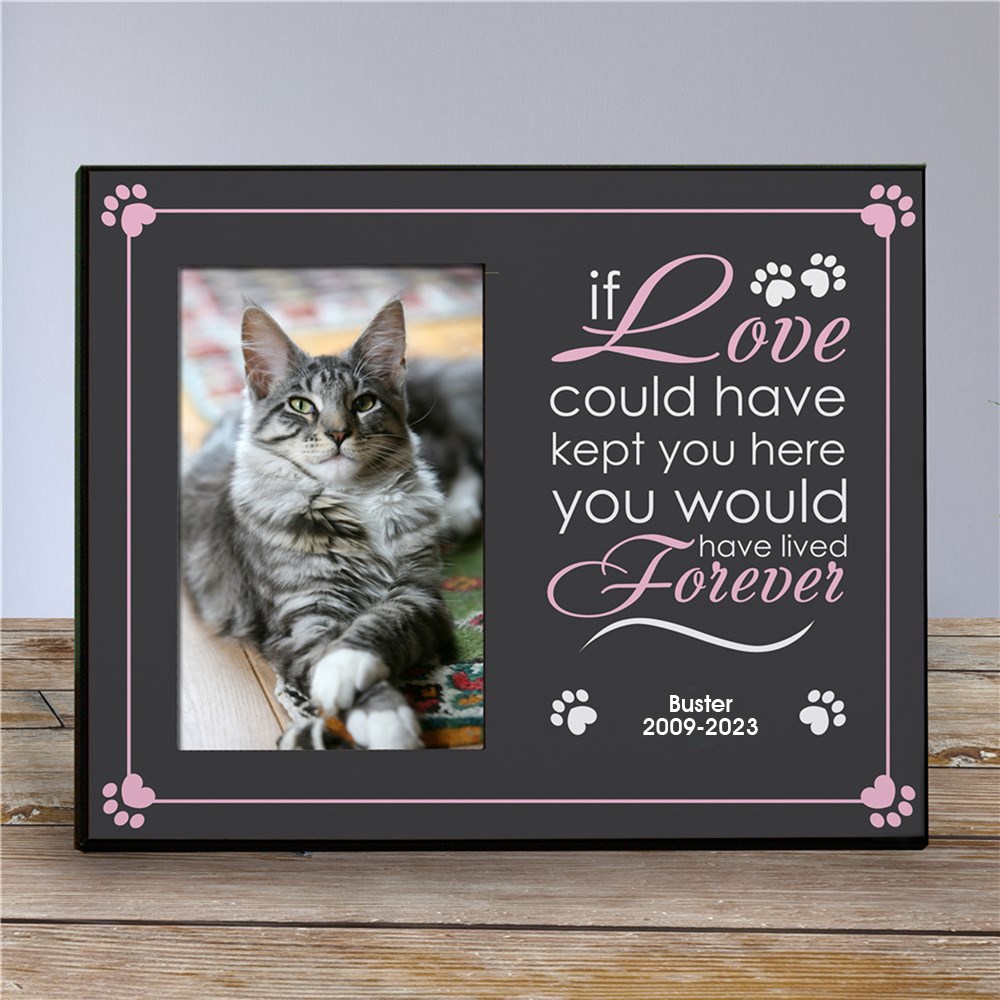 Personalized Pet Memorial Printed Frame | Personalized Picture Frames