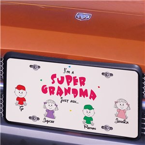 Super Grandma License Plate | Personalized License Plates