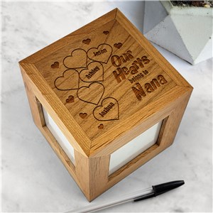 Our Hearts Belong To Photo Cube | Personalized Photo Cube