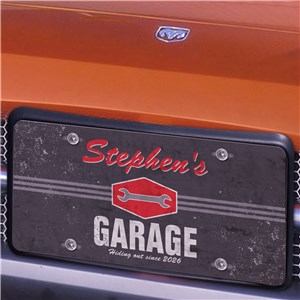Personalized My Garage License Plate 476363