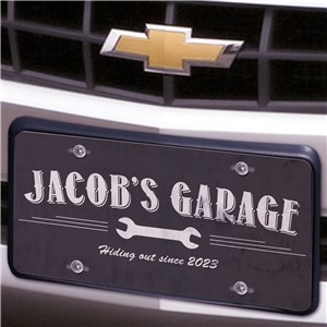 Personalized Garage License Plate 476383