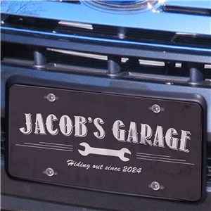 Personalized Garage License Plate 476383