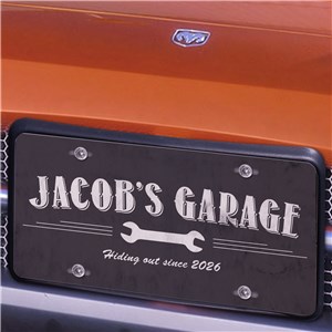 Personalized Garage License Plate 476383