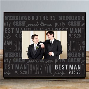 Personalized Wedding Party Printed Frame | Personalized Picture Frames