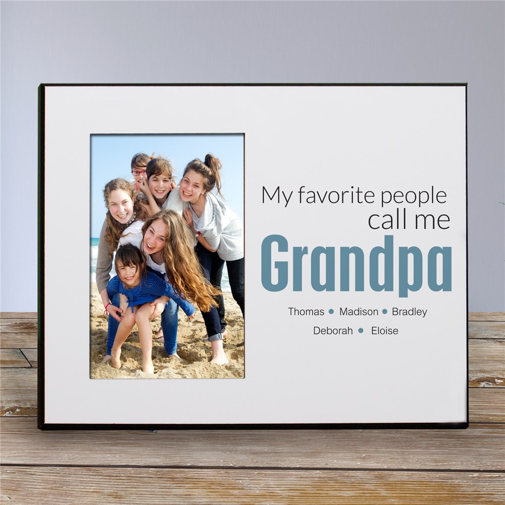 Personalized Favorite grandpa Printed frame GiftsForYouNow