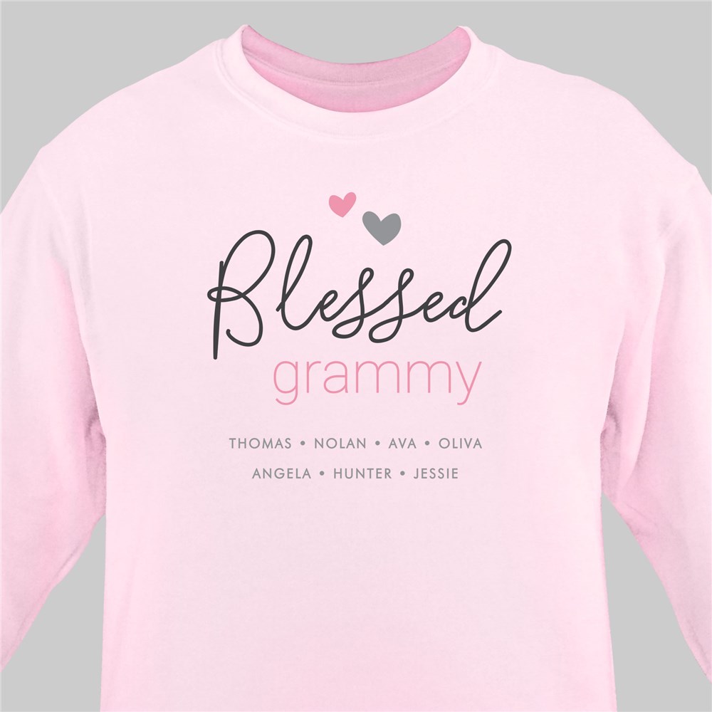 Sweatshirt for Her | Blessed Sweatshirt Personalized