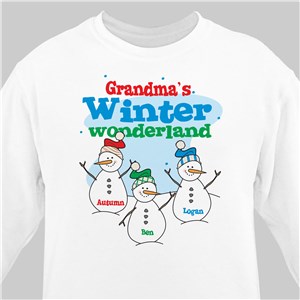 Winter Wonderland Sweatshirt | Personalized Christmas Shirt