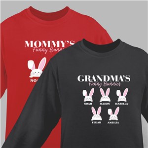 Personalized Funny Bunnies Sweatshirt 514227X