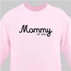 Personalized Mama Established Sweatshirt
