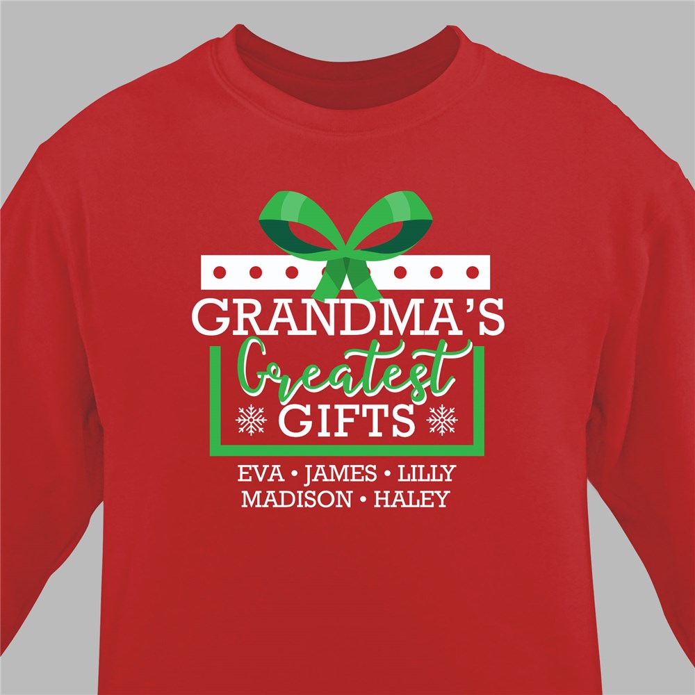 Personalized Holiday Sweatshirts | Christmas Sweatshirt For Grandma