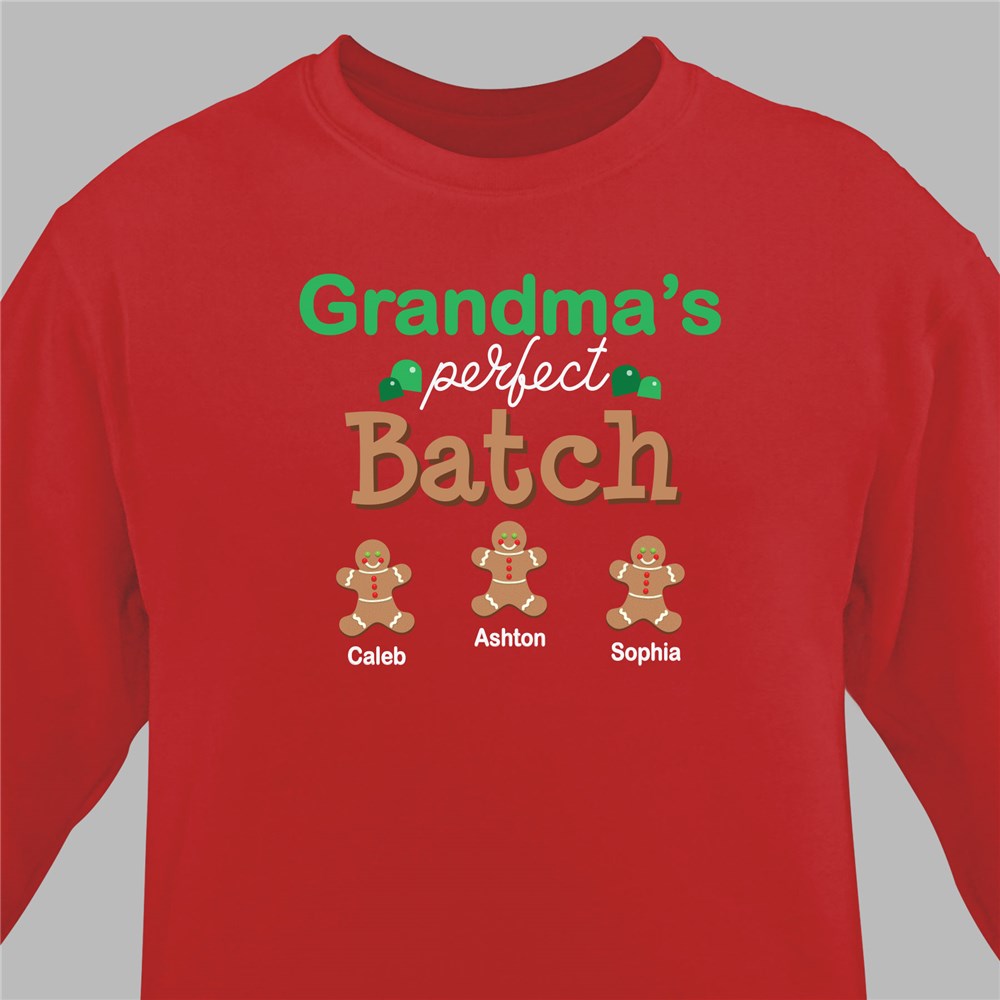 Personalized Holiday Sweatshirts | Gingerbread Sweatshirt
