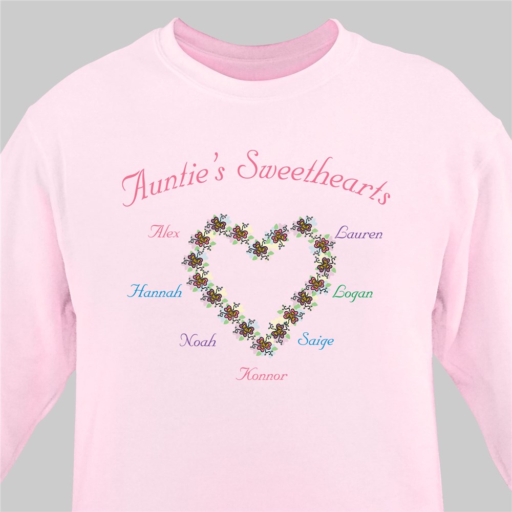 My Sweethearts Personalized Sweatshirt | Personalized Grandma Shirts