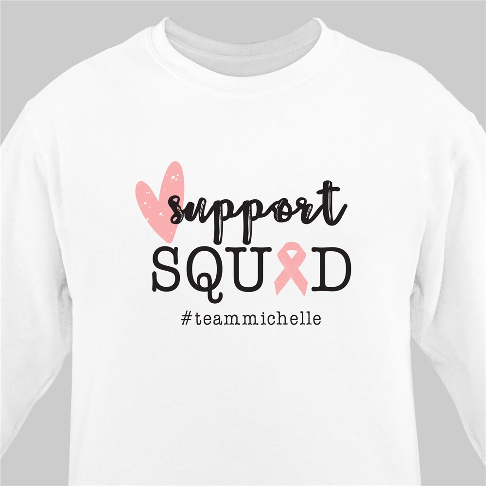 Personalized Support Squad Sweatshirt