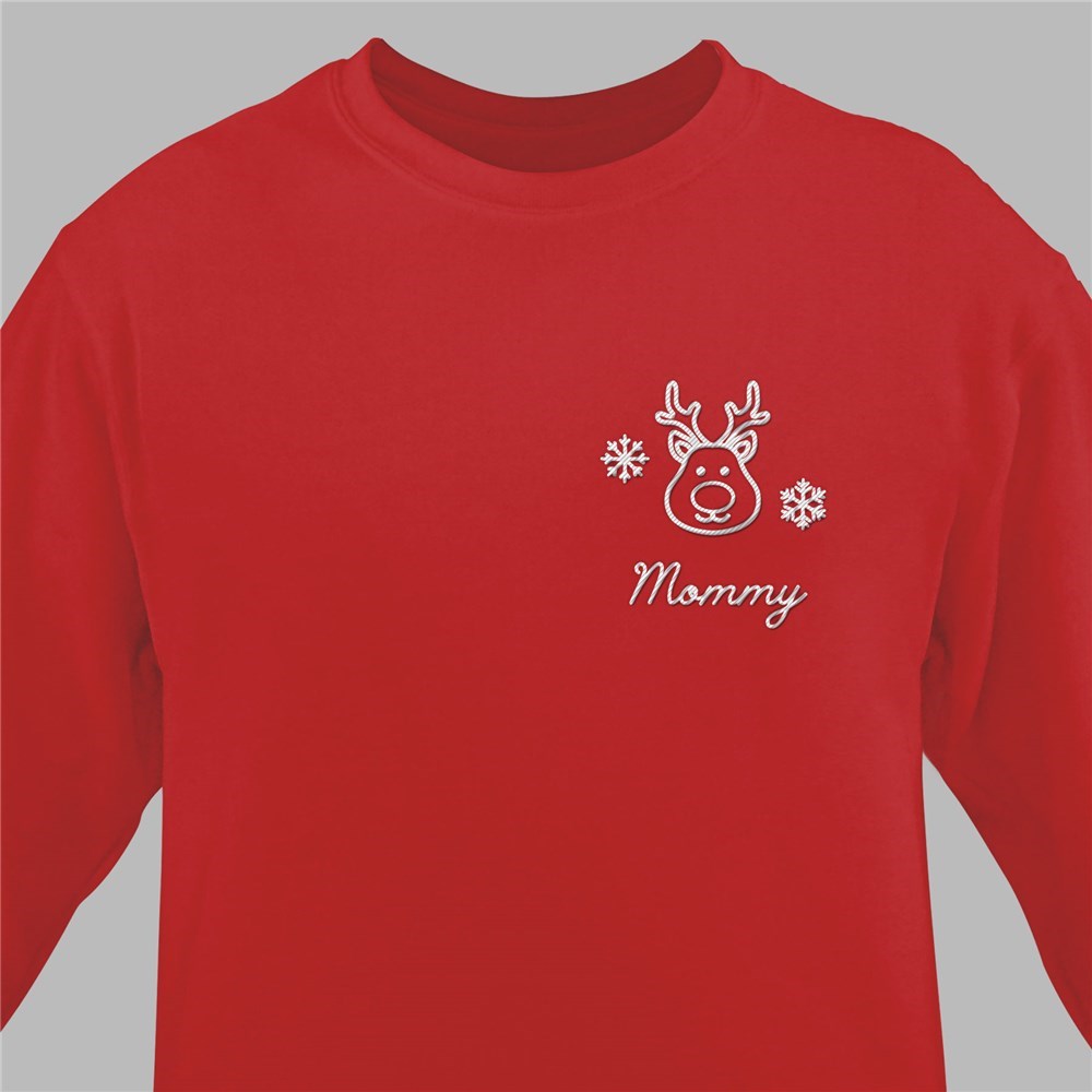 Custom Christmas Crewneck Sweatshirt With Festive Icons 