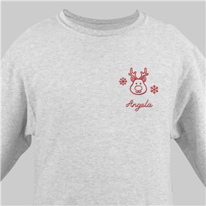 Embroidered Christmas Icons Youth Sweatshirt 521617YX