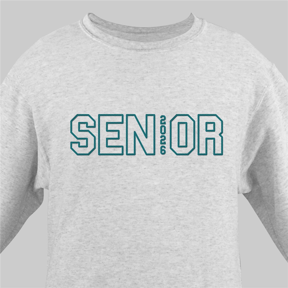 Embroidered Senior Graduation Sweatshirt 523324X