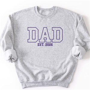 Embroidered Dad Established Sweatshirt 523406X