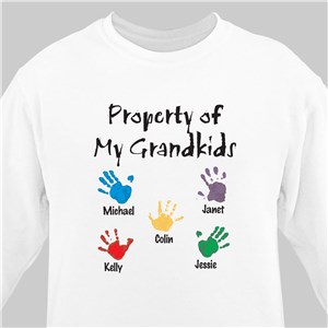 Property of Personalized Sweatshirt | Personalized Gifts For Grandma