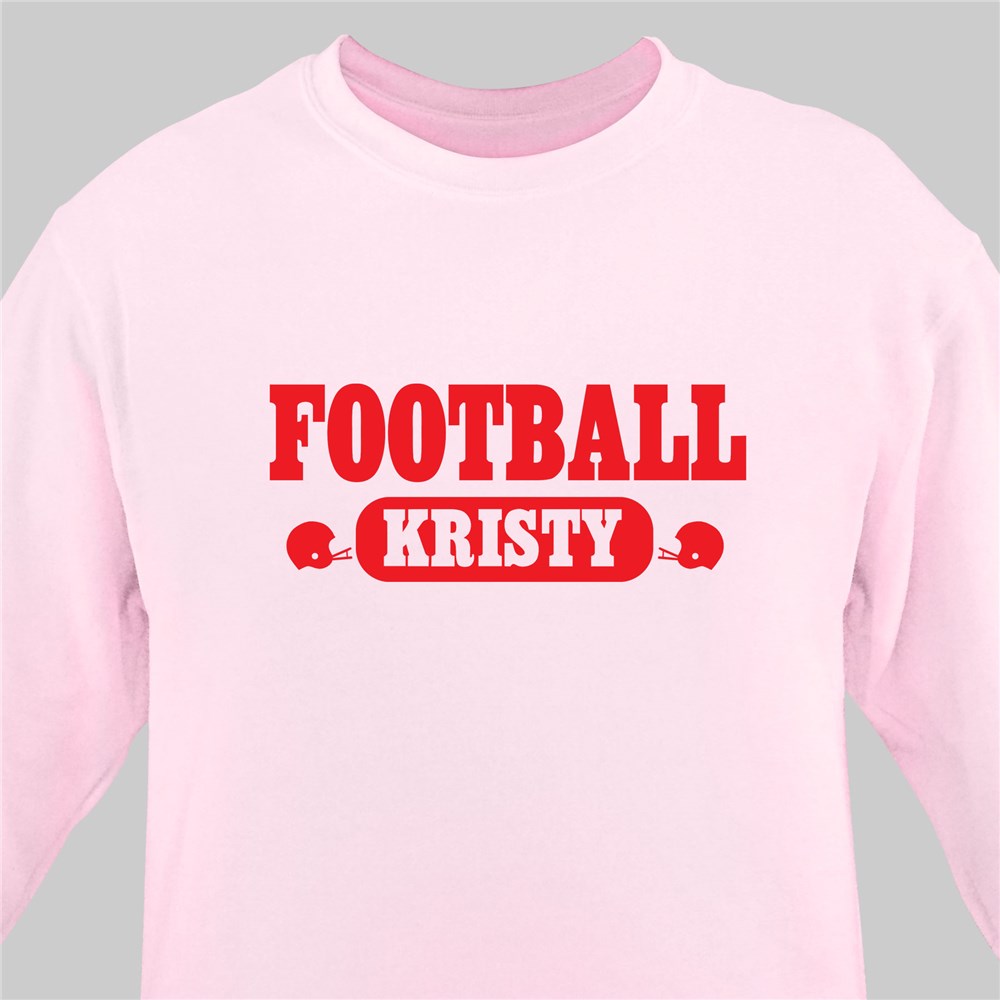 Personalized Football Youth Sweatshirt 