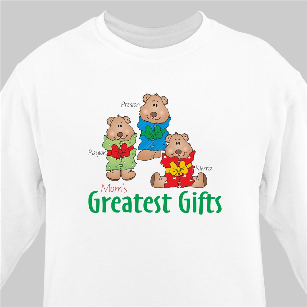 Greatest Gifts Personalized Sweatshirt | Personalized Christmas Shirt