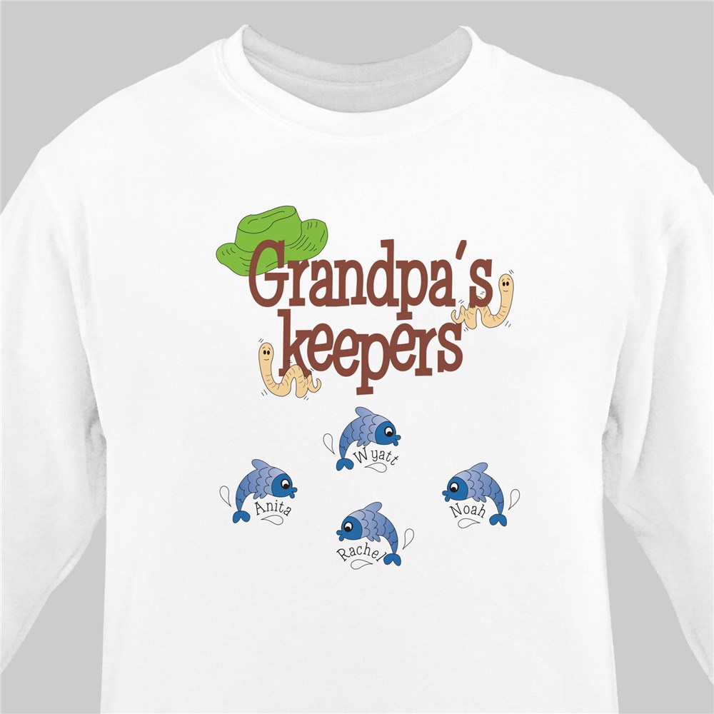 Keepers Personalized Sweatshirt | Grandpa Shirts