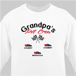 Personalized Pit Crew Sweatshirt | Grandpa Shirts