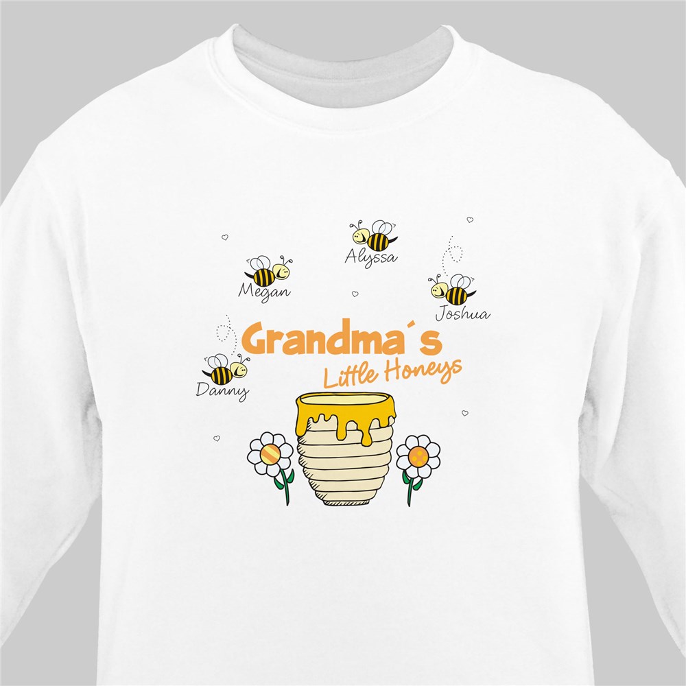 Little Honeys Personalized Sweatshirt | Personalized Grandma Shirts