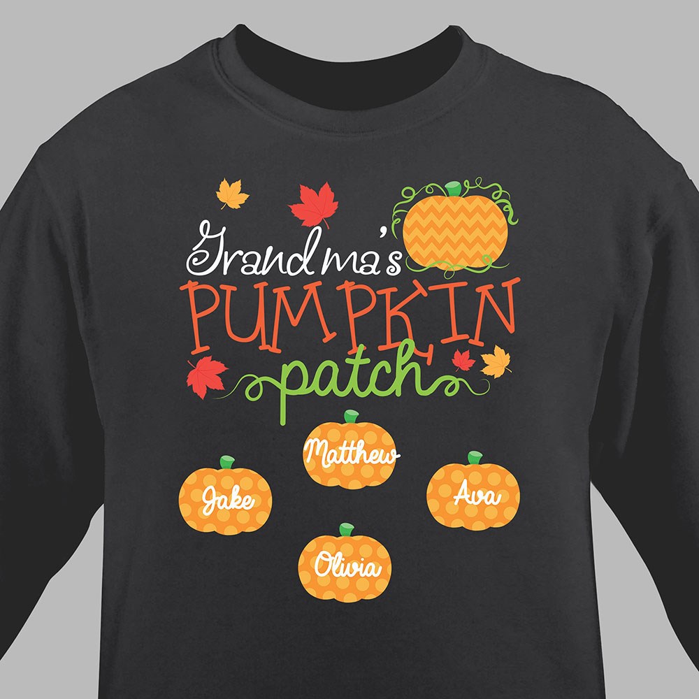 Personalized Pumpkin Patch Sweatshirt