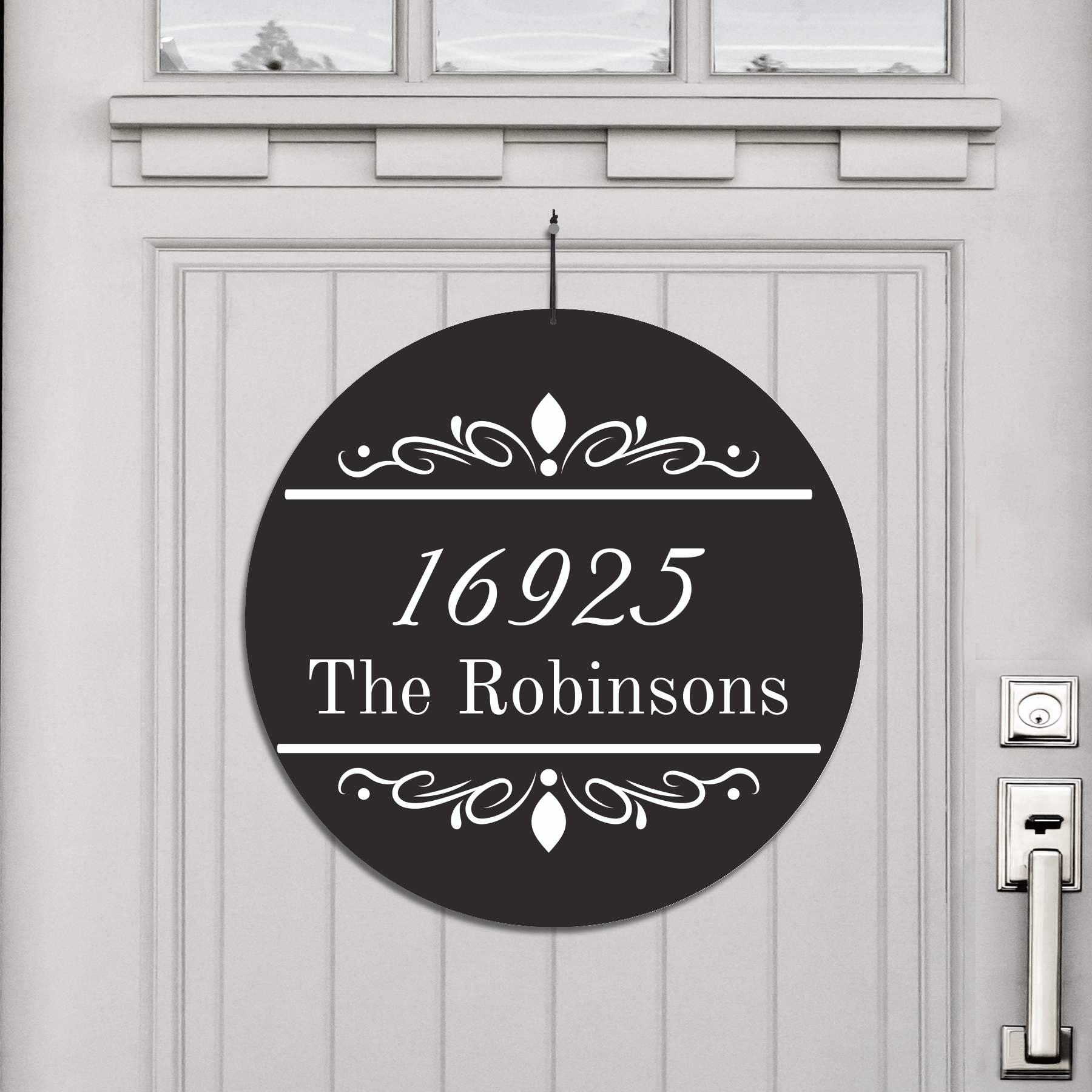 Personalized Address Family Name House Sign | Personalized Outdoor Signs