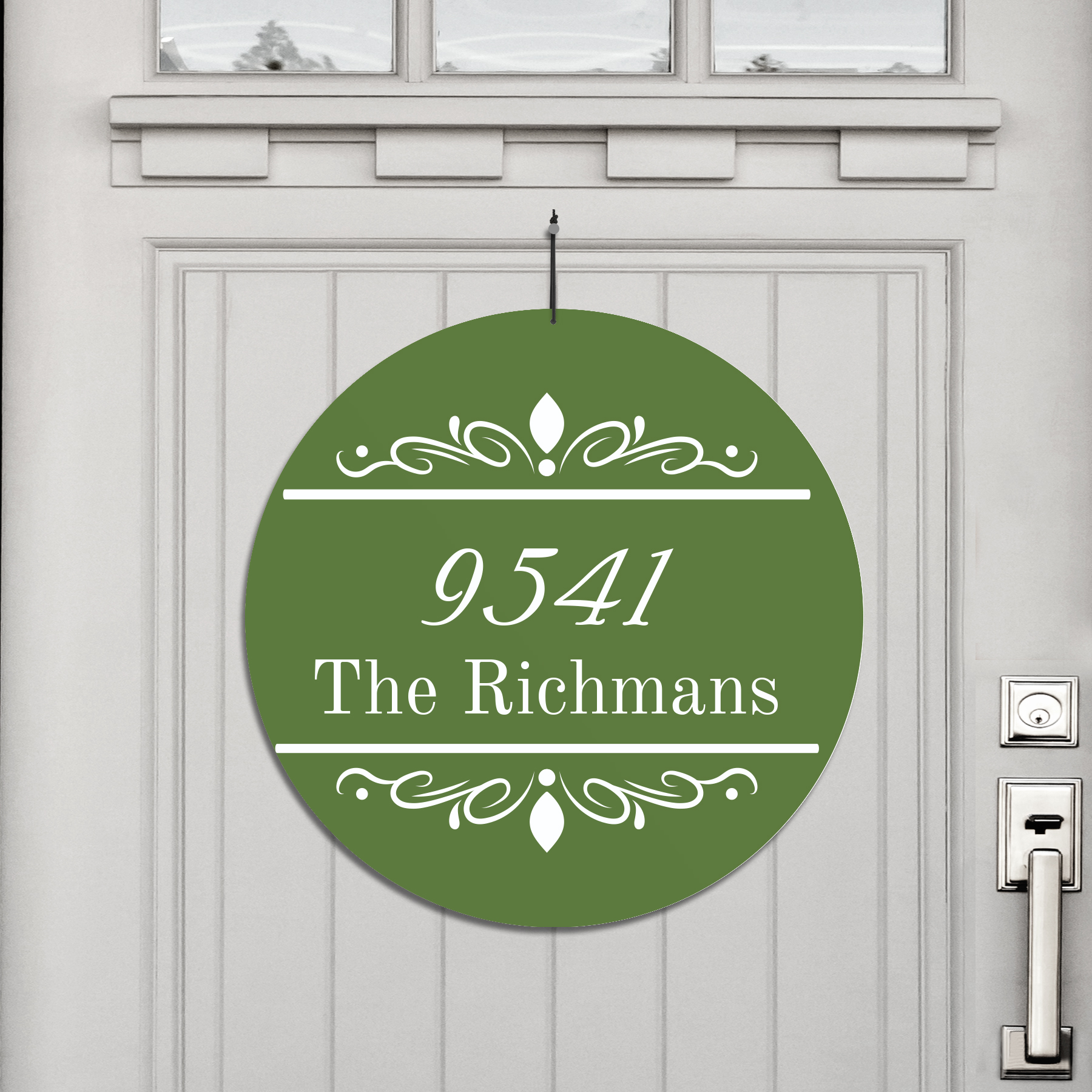 Personalized Address Family Name House Sign | Personalized Outdoor Signs