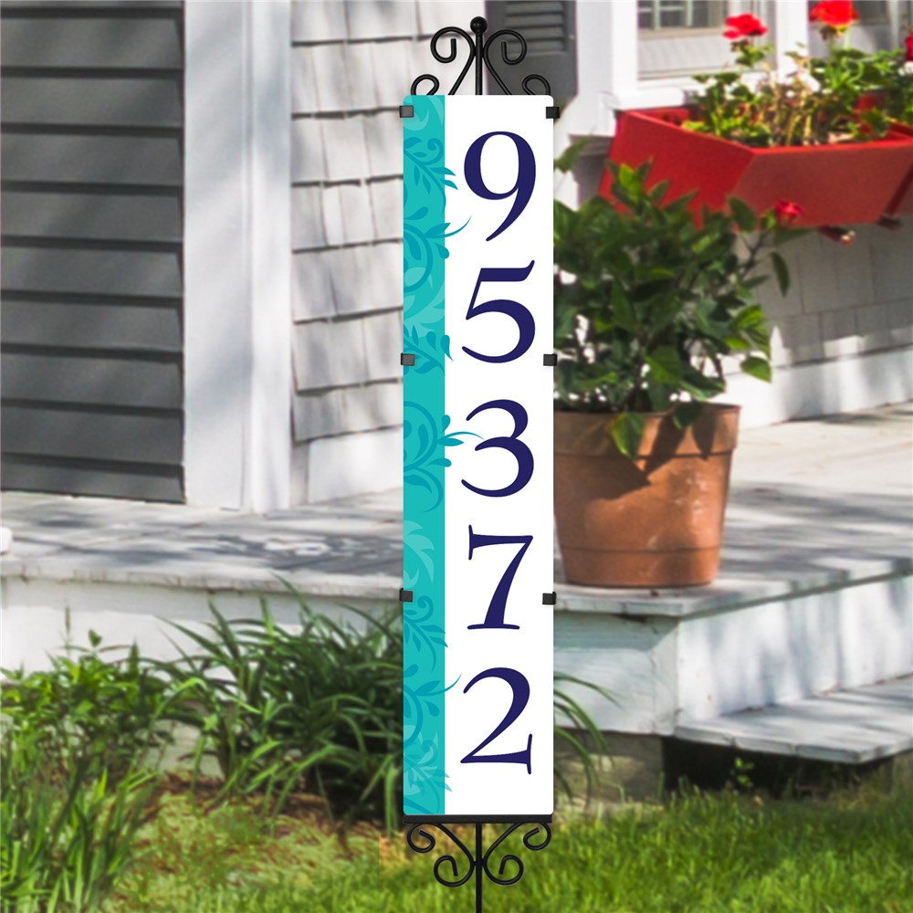 Personalized Address Sign Vibrant Expression Yard Stake | Personalized Address Sign