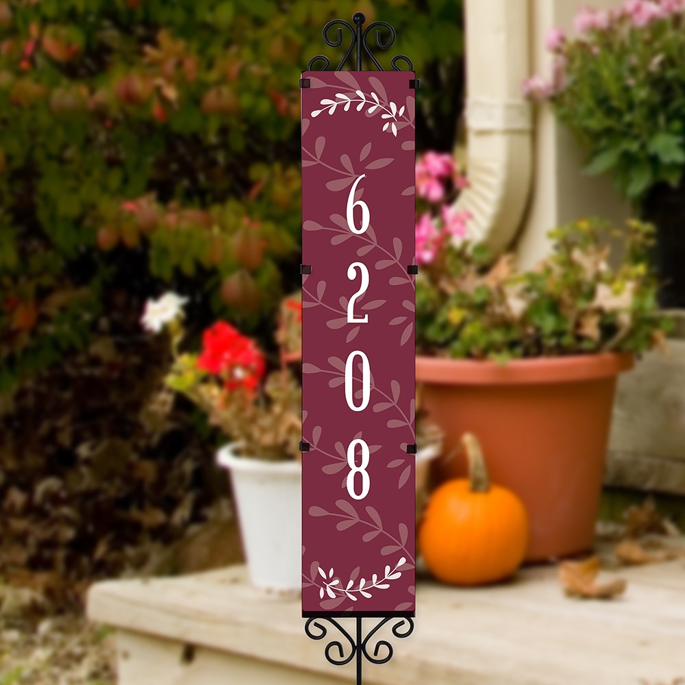 Personalized Blessed Beyond Belief Address Yard Stake | Personalized Address Signs